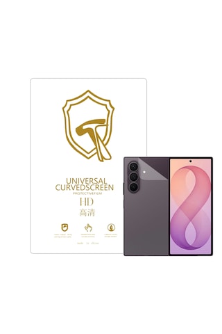 Microcase Samsung Galaxy Uyumlu Z Fold 8 Ultra İle Full Tpu Nano Arka Ekran Koruma Filmi - Ekm102