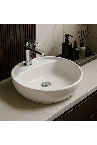Turavit Tld0712 Toledomix Çanak Lavabo Batarya Delikli 40 CM