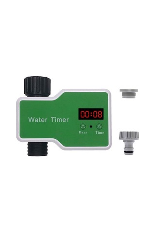 Lcd Otomatik Su Tasarruflu Dijital Bahçe Ve Bitki Sulama Zamanlayıcı 6769 Yeşil