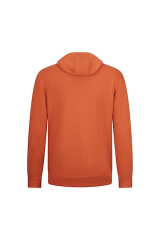 Hatemoğlu Turuncu Regular Fit Fermuarlı Kapüşonlu Sweatshirt Turuncu