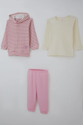 Breeze Kız Bebek Bodyli 3 Lü Takım Sevimli Bebek Fil Armalı 4 Ay-1 Yaş, Karışık Renk