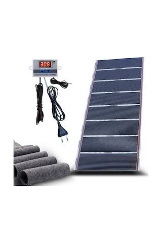 Multisan 80 X 125 Cm Dijital Termostatlı Ve Keçeli Karbon Isıtıcı Film