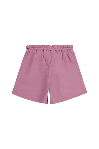 Civil Girls Beli Lastikli Cepli 10-13 Yaş Şort - Pembe Gülkurusu