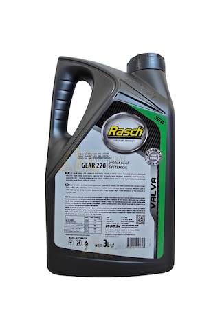 Rasch Valva Genel Amaçlı Kapalı Sistem Dişli Yağı No 220 - 3 L