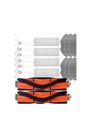 Mi Robot Süpürge Mop 2 Lite / Mi Robot Süpürge Mop 2 Pro / Mjst1shw Parçaları Ana Yan Fırça Hepa Fi Nj