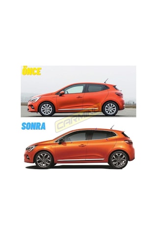 Renault Clio 5 Krom Cam Çerçevesi Set 2019- 12 Parça