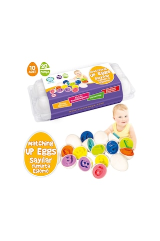 Circle Toys Yumurta Eşleştirme Sayılar 10'lu CIRCLE 113