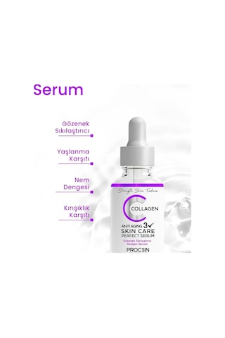 C Vitamini Aydınlatıcı +procsın Yoğun Nemlendirici Hyaluronik Asit Serum 20 Ml