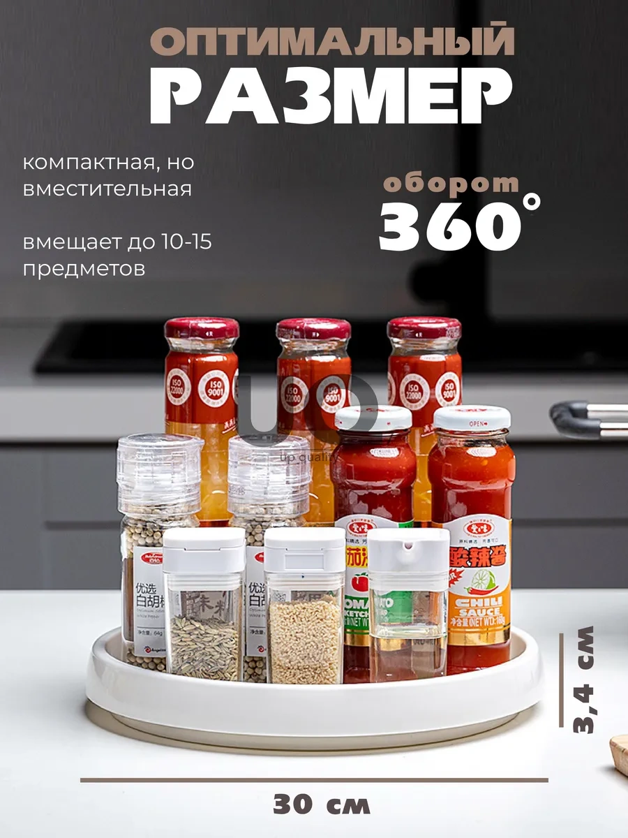 Ikea Dönen Baharat Düzenleyici Yuvarlak Stand 307555394 Beyaz