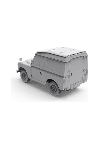 Ak Interactive 35013 1/35 Ölçek, Land Rover 88 Series Iıa Steyşın Vagon , Askeri Araç Plastik Model Kiti