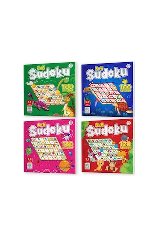 5-8 Yaş Stickerlı Sudoku Seti 440 Adet Sticker