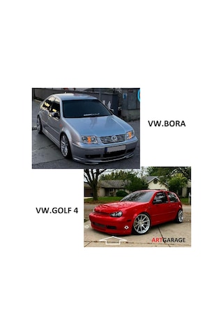 Golf 4-bora Yeni Model Ön Tampon Eki-fiberglass-boyasız