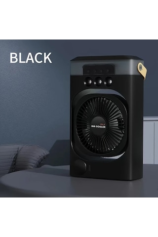 Xuweiwei 3 Hizli Tasinabilir Mini Masa Fanı Siyah Sessiz Usb Destekli Modern Tasarimli Ic Dis Mekan Kullanimi Ev Ofis Ve Seyahat