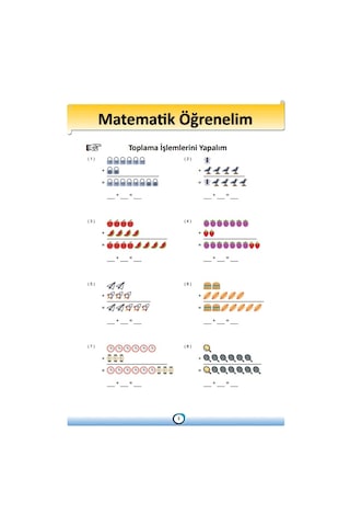 Okul Öncesi ve Birinci Sınıflar İçin Matematik Kitabı