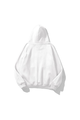 Tarzsokak Kadın Leopar Kuyruk Kurdele Sweatshirt Beyaz