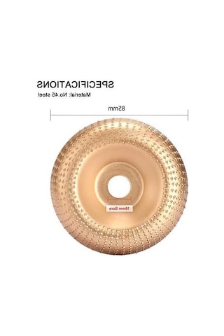 Pazly Çelik Ahşap Aşındırıcı Disk - Karbon Çelik - Zımparalama Taşlama