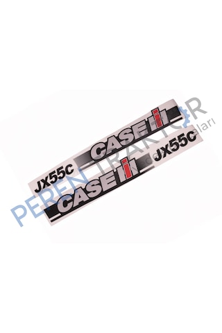 Case Jx55c Yan Yazı Takımı Kaporta Etiketi Sağ - Sol Kaput Sticker Seti