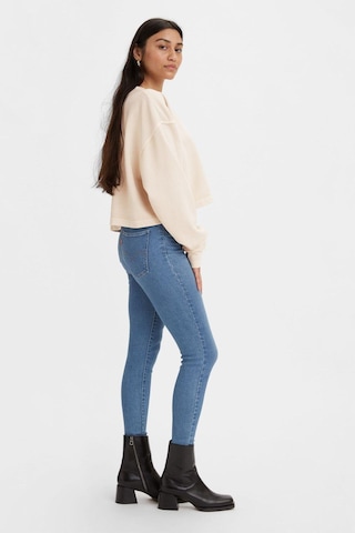 Levi's Mile High Super Skinny Kadın Jean Pantolon - Venice Blend-1767 Dark İndigo - Worn İn