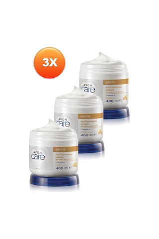 Avon Care Vanilya Içeren E Vitaminli Kuru Ciltler İçin Çok Amaçlı Krem 3 x 400 ML