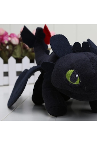 Ejderhanı Nasıl Eğitirsin Gecenin Öfkesi Dragon Sevimli 25 Cm Pel