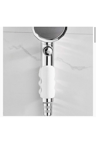 2 Adet Su Geçirmeyen Kancalı Banyo Duş Başlığı Tutucu Silikon Vantuz Aparatı
