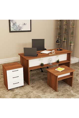 KALENDER DEKOR MERKÜR-1-2-3 OFİS BÜRO MASASI TAKIMI MRK03