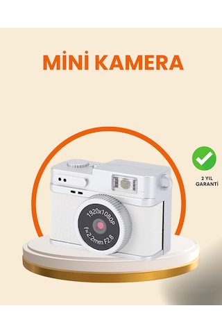 Kompakt Mini Kamera Retro Tasarım 128gb Hafıza 1080p Video - Lisinya