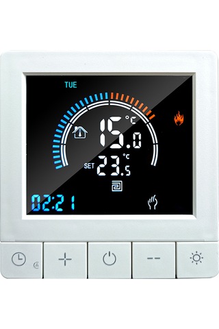 Xiyyadms Akıllı Su Isıtma Termostatı, Wifi Uzak Kontrol, 5-60 C Ayar, Programlanabilir, Çocuk Kilidi, Lcd Ekran, 90-240v, 3a Güç, Enerji Tasarruflu