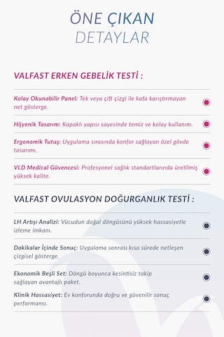 Hamilelik Planlama Seti - 5 Adet Ovulasyon Yumurtlama + 2 Adet Erken Gebelik Testi
