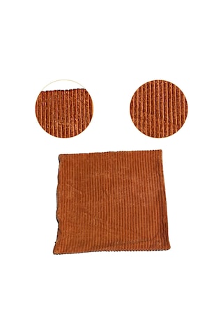 Homyl Kadife Yastık Kılıfı, Atma Kılıfı 18x18 Inç/45x45 Turuncu