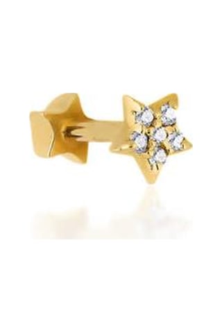 Yıldız Tragus Piercing Altın