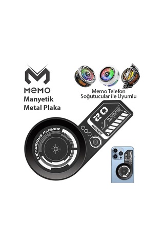 Memo Vc01 Manyetik Metal Halka - Memo Telefon Soğutucu Manyetik Tüm Modeller- 5775