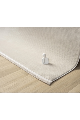 Mariesse Home Artes Serisi Bambu Dokulu Modern Sık Dokuma Koridor Kesme Yolluk Dokuma Makine Halısı Smart12000 Bej