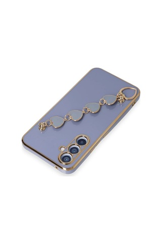 Gld-spt- Newface Samsung Uyumlu Galaxy A54 5g Kılıf Esila Silikon - Gri