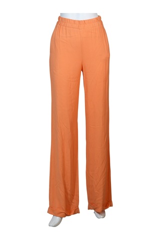 Kadın Keten Pantolon Bat.45070 Turuncu