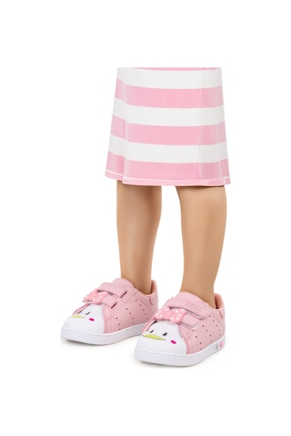 Kiko Kids Bart Cırtlı Işıklı Kız Bebek Spor Ayakkabı Pembe
