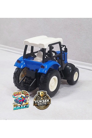 Çek-bırak Traktör Metal Oyuncak Araba 10cm