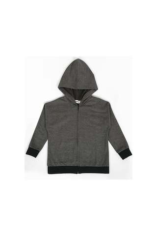 Luess Çocuk Unisex Fermuarlı Hırka-antrasit Antrasit