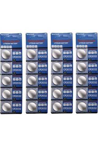 Mettzchrom Cr2032 3v Lityum Pil 1 Kutu 100 Adet