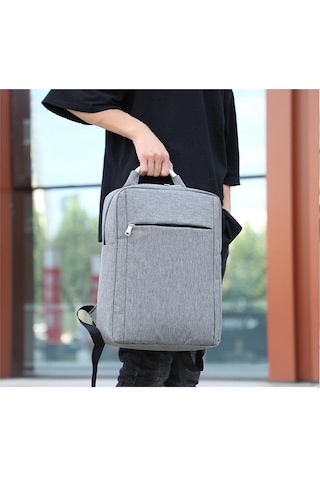 Siyah 15 İnç Laptop Çantası Oxford Kumaş Bilgisayar Çantası İş Laptop Çantası Bilgisayar Sırt Çantası