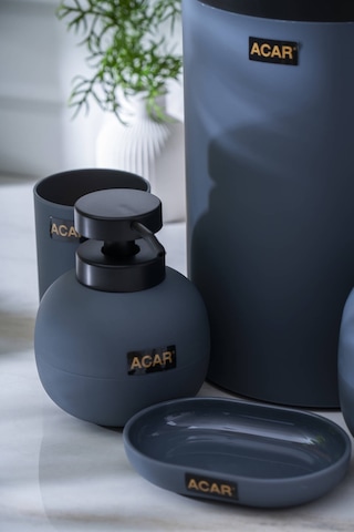 Acar Astoria Akrilik 5 Parça Banyo Seti - Gri
