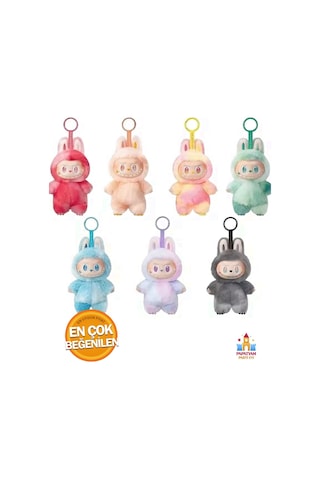 Labubu Figür Oyuncak Anahtarlık Peluş - Labubu Karakter Figür Oyuncak