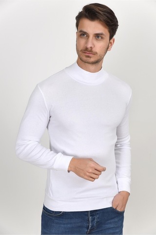 Erkek Yarım Balıkcı Slim Fit Sweatshirt Spr 2019k20 001