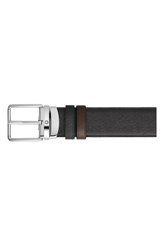 Montblanc Everyday Sartorial Deri 35 Mm Çift Taraflı Kemer 222361 Kahverengi