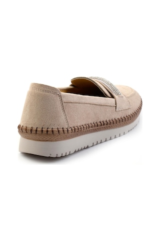 Bambi Bej Kadın Loafer Ayakkabı K01536999902 Bej