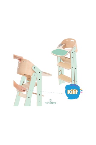 Mychair Katlanır Mama Sandalyesi All-ın-one Mint Rengi Foldable Highchair All-ın-one Mint Colour