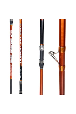 Ryujı Power Cast 4.20m, 100-280gr, 3p Surf Kamış 420 Cm - 100-280 Gr