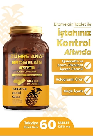 Zühre Ana Bromelain 60 Tablet