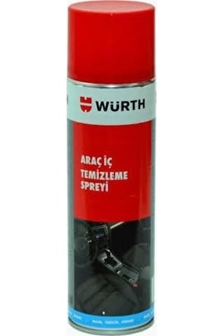 Würth Araç İçi Temizleme Spreyi 500ml Würth Araç İçi Temizleme Spreyi 500ml
