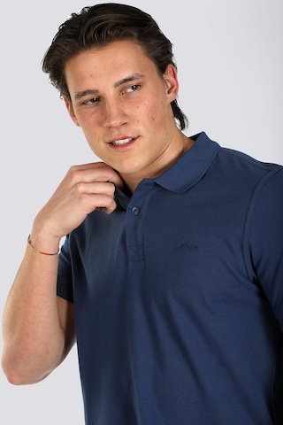 Lee Cooper Twıns 1 Erkek Pike Polo Yaka T-Shırt Gece Mavisi-17943-Gece Mavisi Saks Mavi